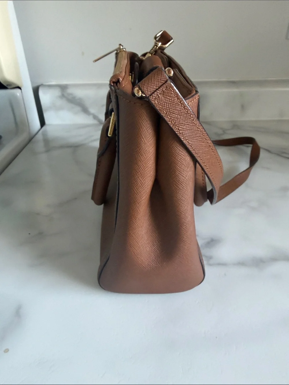 Michael Kors structured saffiano